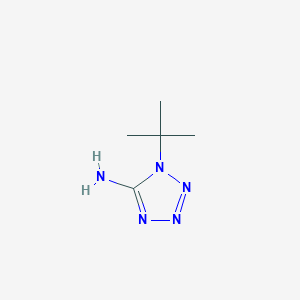 molecular formula C5H11N5 B3384997 1-叔丁基四唑-5-胺 CAS No. 59772-93-9