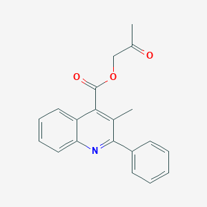 molecular formula C20H17NO3 B338501 2-Oxopropyl 3-methyl-2-phenyl-4-quinolinecarboxylate 