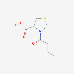 3-Butanoyl-1,3-thiazolidine-4-carboxylic acid