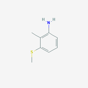 molecular formula C8H11NS B3385073 2-Methyl-3-methylthioaniline CAS No. 60710-81-8