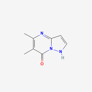 molecular formula C8H9N3O B3385106 5,6-Dimethylpyrazolo[1,5-A]pyrimidin-7-OL CAS No. 61098-36-0