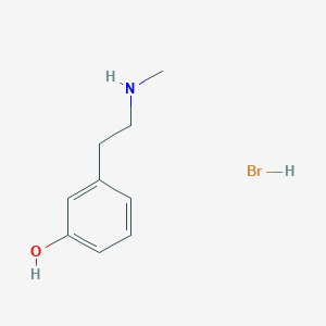 Phenol, 3-[2-(methylamino)ethyl]-, hydrobromide