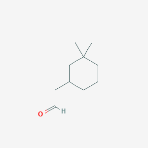 molecular formula C10H18O B3385152 3,3-Dimethylcyclohexaneacetaldehyde CAS No. 61382-53-4