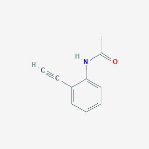 molecular formula C10H9NO B3385159 N-(2-ethynylphenyl)acetamide CAS No. 61403-29-0