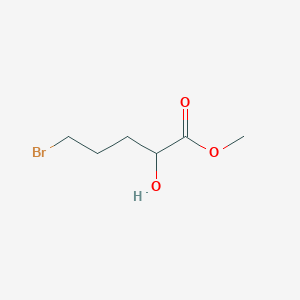 molecular formula C6H11BrO3 B3385161 Methyl 5-bromo-2-hydroxypentanoate CAS No. 61427-27-8