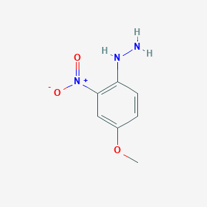 molecular formula C7H9N3O3 B3385190 (4-Methoxy-2-nitrophenyl)hydrazine CAS No. 61690-45-7