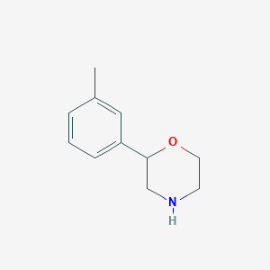 molecular formula C11H15NO B3385243 2-甲基邻甲苯基吗啉 CAS No. 62008-56-4