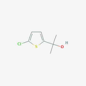 molecular formula C7H9ClOS B3385267 2-(5-Chloro-2-thienyl)-2-propanol CAS No. 62119-82-8