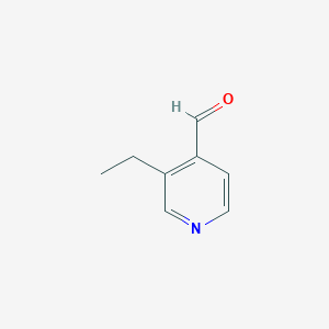 molecular formula C8H9NO B3385283 3-Ethylpyridine-4-carbaldehyde CAS No. 6221-16-5