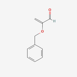 molecular formula C10H10O2 B3385288 2-Benzyloxy-propenal CAS No. 62222-04-2