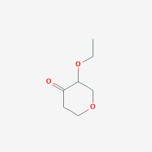 molecular formula C7H12O3 B3385310 3-Ethoxyoxan-4-one CAS No. 624734-18-5