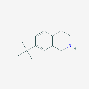 molecular formula C13H19N B3385325 7-Tert-butyl-1,2,3,4-tetrahydroisoquinoline CAS No. 625128-59-8