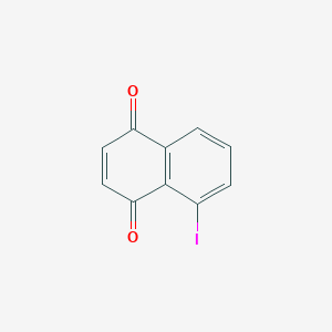 molecular formula C10H5IO2 B3385338 1,4-Naphthalenedione, 5-iodo- CAS No. 62784-50-3