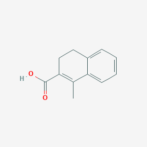 molecular formula C12H12O2 B3385346 1-Methyl-3,4-dihydronaphthalene-2-carboxylic acid CAS No. 6279-88-5