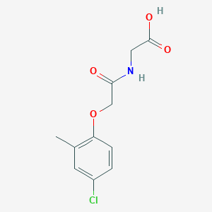 molecular formula C11H12ClNO4 B3385368 2-[[2-(4-Chloro-2-methylphenoxy)acetyl]amino]acetic acid CAS No. 6293-98-7