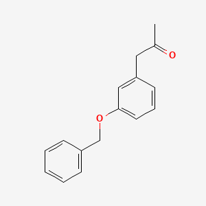 molecular formula C16H16O2 B3385372 1-[3-(Benzyloxy)phenyl]propan-2-one CAS No. 62932-75-6