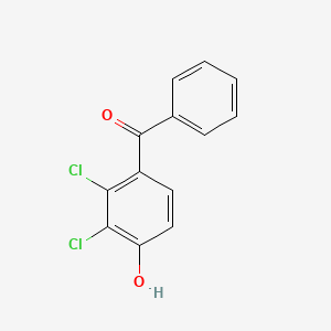 B3385384 (2,3-Dichloro-4-hydroxyphenyl)(phenyl)methanone CAS No. 62967-12-8