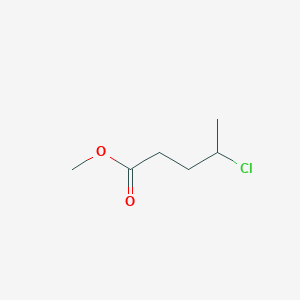 molecular formula C6H11ClO2 B3385437 Methyl 4-chloropentanoate CAS No. 63318-20-7