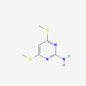 4,6-Bis(methylsulfanyl)pyrimidin-2-amine