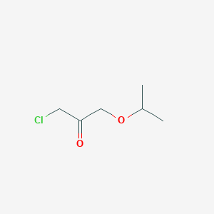 molecular formula C6H11ClO2 B3385465 1-Chloro-3-[(propan-2-yl)oxy]propan-2-one CAS No. 63611-47-2