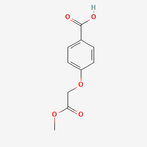 molecular formula C10H10O5 B3385489 4-(2-Methoxy-2-oxoethoxy)benzoic acid CAS No. 63787-32-6