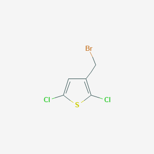 molecular formula C5H3BrCl2S B3385501 3-(Bromomethyl)-2,5-dichlorothiophene CAS No. 63826-68-6