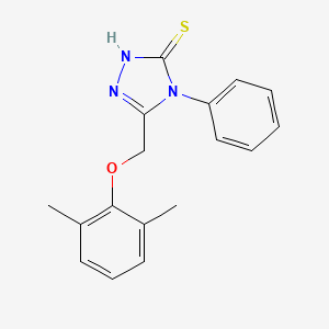 5-[(2,6-dimethylphenoxy)methyl]-4-phenyl-4H-1,2,4-triazole-3-thiol