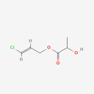 molecular formula C6H9ClO3 B3385518 3-Chloroallyl lactate CAS No. 64058-39-5