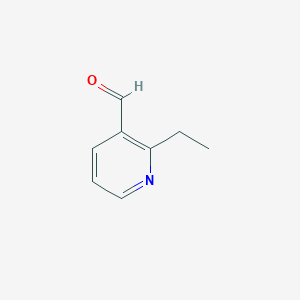 molecular formula C8H9NO B3385525 2-Ethylnicotinaldehyde CAS No. 64114-26-7