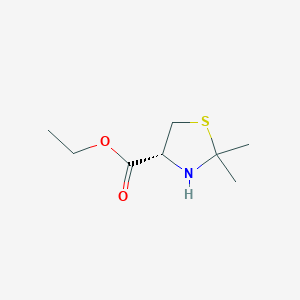 ethyl (4R)-2,2-dimethyl-1,3-thiazolidine-4-carboxylate