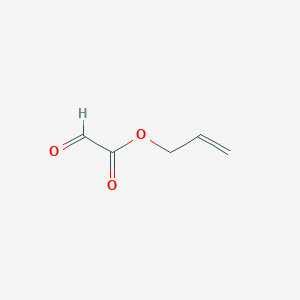 molecular formula C5H6O3 B3385566 Acetic acid, oxo-, 2-propenyl ester CAS No. 64370-42-9