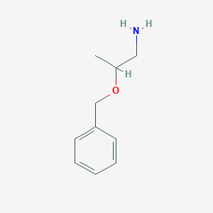 molecular formula C10H15NO B3385575 2-Benzyloxypropylamine CAS No. 6449-46-3