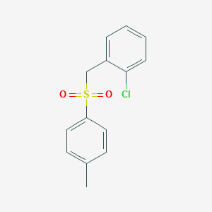 molecular formula C14H13ClO2S B338558 1-Chloro-2-{[(4-methylphenyl)sulfonyl]methyl}benzene 