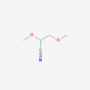 molecular formula C5H9NO2 B3385580 2,3-Dimethoxypropanenitrile CAS No. 64590-97-2