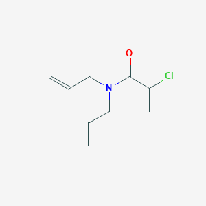molecular formula C9H14ClNO B3385605 2-chloro-N,N-bis(prop-2-en-1-yl)propanamide CAS No. 64661-13-8