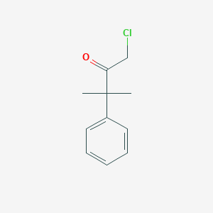 molecular formula C11H13ClO B3385627 1-Chloro-3-methyl-3-phenylbutan-2-one CAS No. 64922-05-0