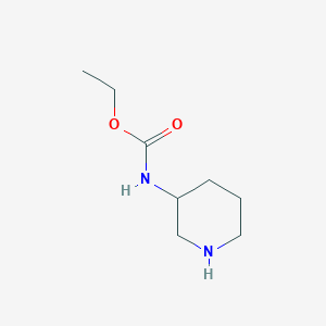 molecular formula C8H16N2O2 B3385647 ethyl N-(piperidin-3-yl)carbamate CAS No. 64951-50-4