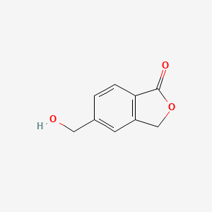 molecular formula C9H8O3 B3385656 5-(羟甲基)异苯并呋喃-1(3H)-酮 CAS No. 65006-89-5