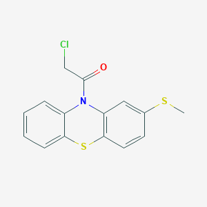 10-(chloroacetyl)-2-(methylthio)-10H-phenothiazine