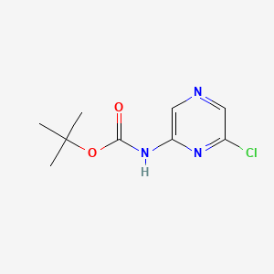 molecular formula C9H12ClN3O2 B3385661 Tert-butyl (6-chloropyrazin-2-YL)carbamate CAS No. 652153-48-5