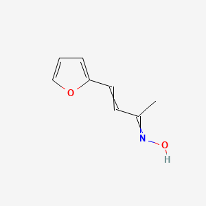 molecular formula C8H9NO2 B3385666 3-Buten-2-one,4-(2-furanyl)-, oxime CAS No. 65300-32-5