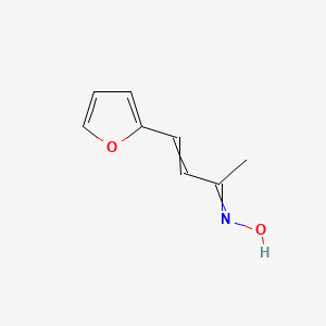 N-[4-(furan-2-yl)but-3-en-2-ylidene]hydroxylamine