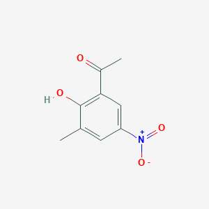 molecular formula C9H9NO4 B3385670 1-(2-Hydroxy-3-methyl-5-nitrophenyl)ethan-1-one CAS No. 65348-98-3