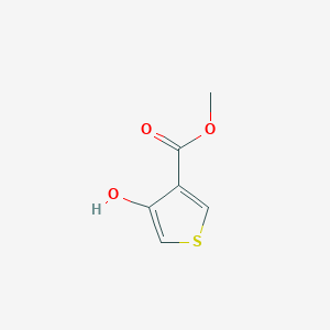 molecular formula C6H6O3S B3385674 4-羟基噻吩-3-甲酸甲酯 CAS No. 65369-21-3