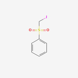 molecular formula C7H7IO2S B3385683 Benzene, [(iodomethyl)sulfonyl]- CAS No. 65492-21-9
