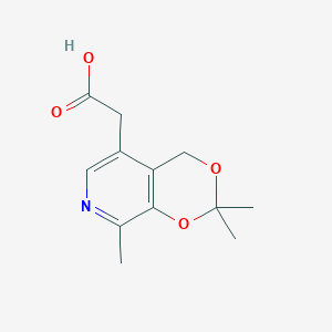 (2,2,8-Trimethyl-4h-[1,3]dioxino[4,5-c]pyridin-5-yl)acetic acid