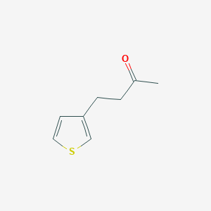 molecular formula C8H10OS B3385727 4-(Thiophen-3-yl)butan-2-one CAS No. 65857-53-6
