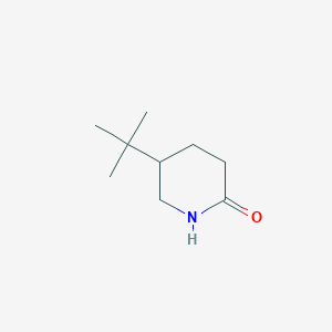 molecular formula C9H17NO B3385744 5-Tert-butylpiperidin-2-one CAS No. 65970-69-6