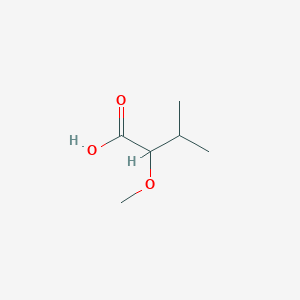 molecular formula C6H12O3 B3385747 2-甲氧基-3-甲基丁酸 CAS No. 66018-25-5