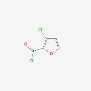 molecular formula C5H2Cl2O2 B3385756 3-Chlorofuran-2-carbonyl chloride CAS No. 66144-46-5